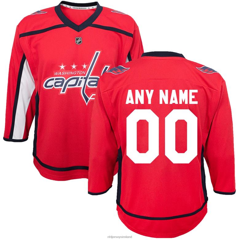 NHL Infant Washington Capitals Red Home Custom Replica Jersey D002V977 Clothing