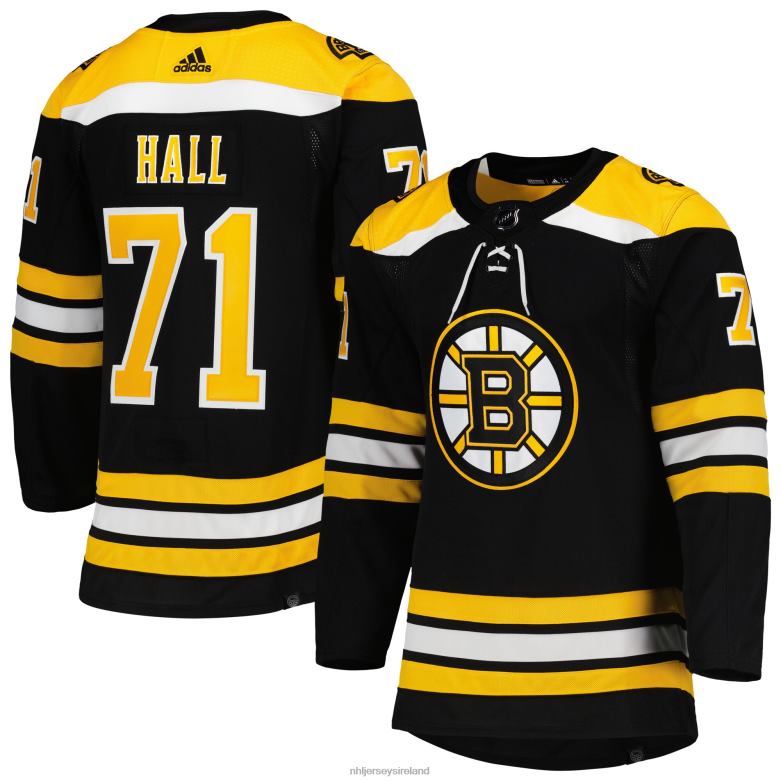 NHL Men Boston Bruins Taylor Hall Adidas Black Primegreen Authentic Pro Home Player Jersey D002V1103 Clothing