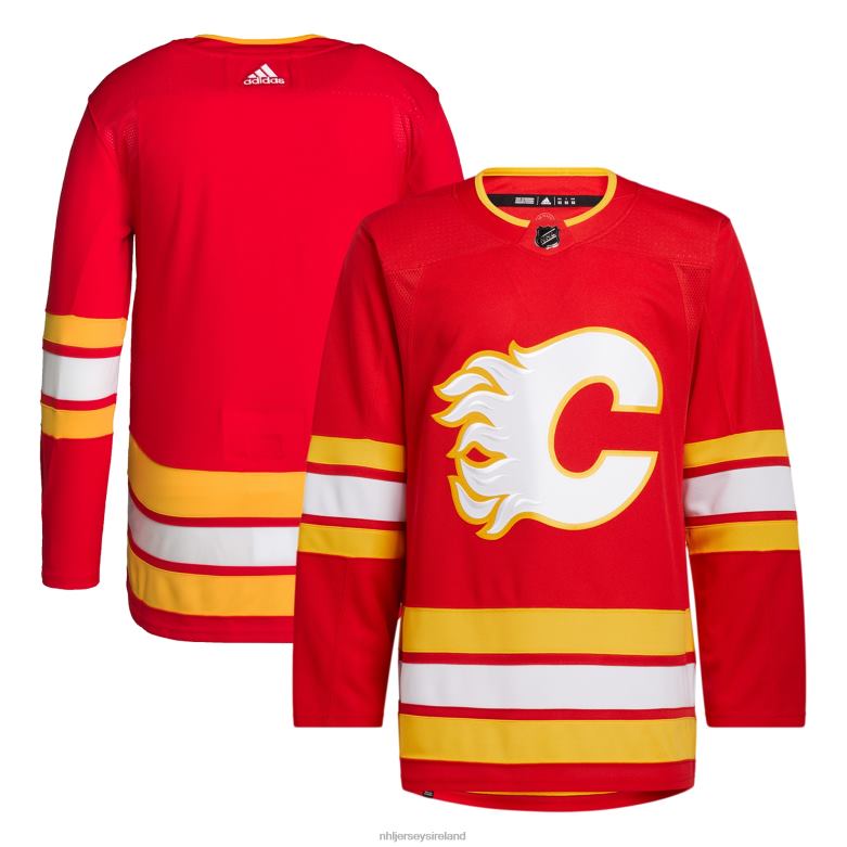 NHL Men Calgary Flames Adidas Red 2020/21 Home Primegreen Authentic Pro Jersey D002V2413 Clothing