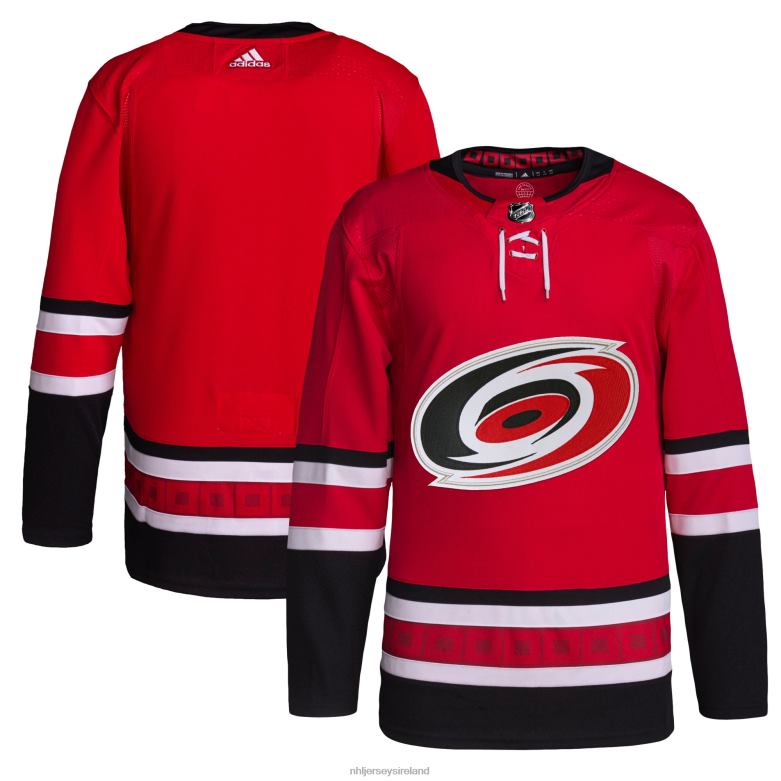 NHL Men Carolina Hurricanes Adidas Red Home Primegreen Authentic Pro Jersey D002V1414 Clothing