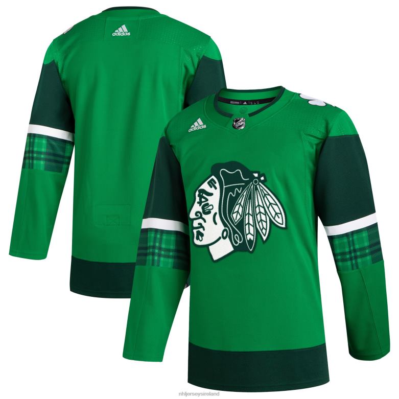 NHL Men Chicago Blackhawks Adidas Kelly Green 2023 St. Patrick'S Day Primegreen Authentic Jersey D002V572 Clothing