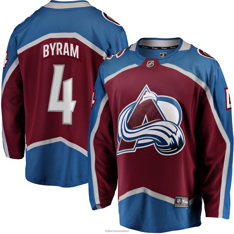 NHL Men Colorado Avalanche Bowen Byram Fanatics Branded Maroon Home Breakaway Player Jersey D002V677 Clothing