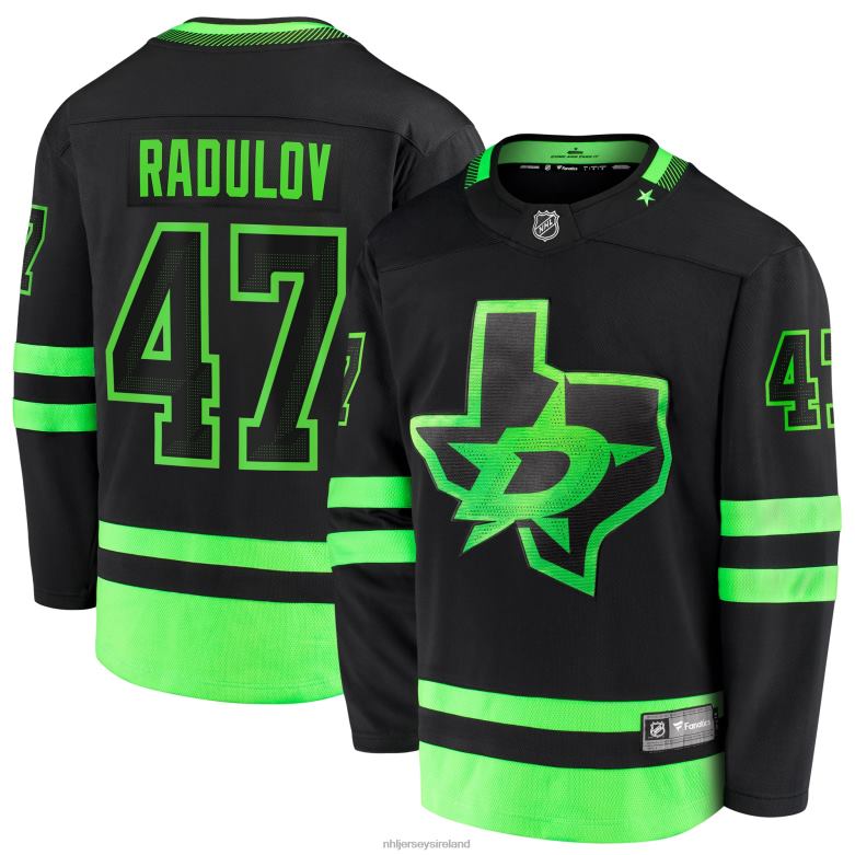 NHL Men Dallas Stars Alexander Radulov Fanatics Branded Black 2020/21 Alternate Premier Breakaway Player Jersey D002V1447 Clothing
