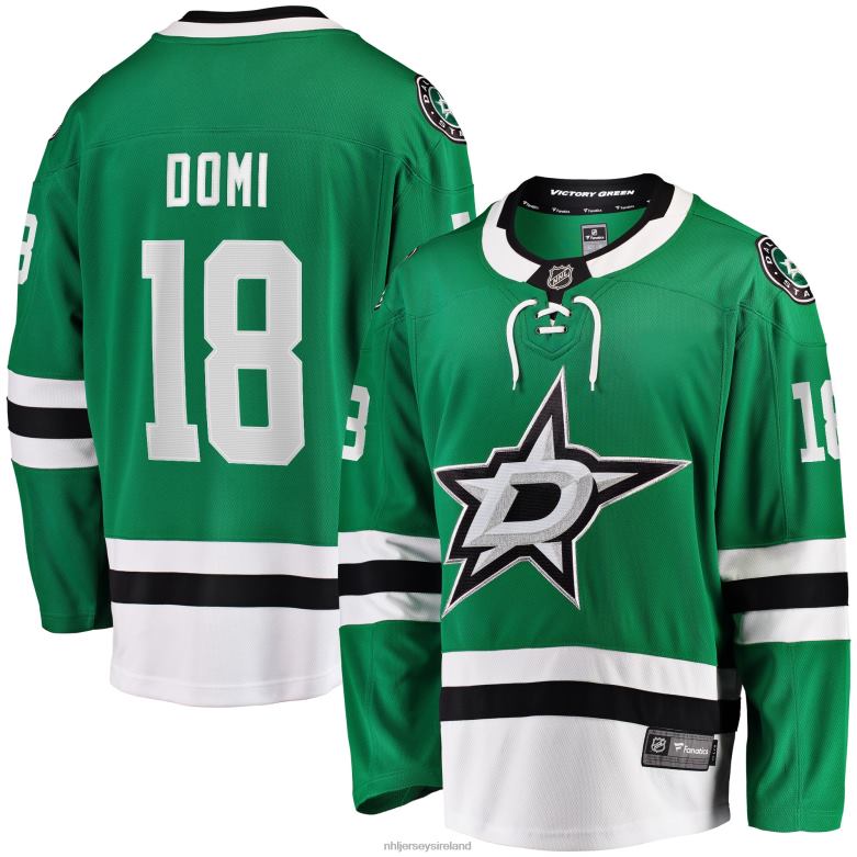 NHL Men Dallas Stars Max Domi Fanatics Branded Green Home Breakaway Jersey D002V867 Clothing