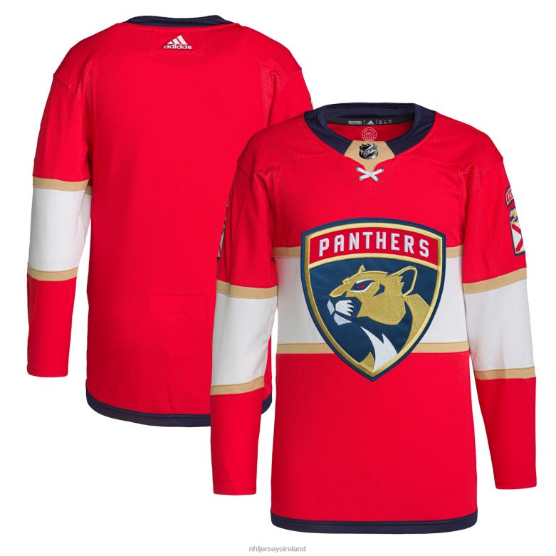 NHL Men Florida Panthers Adidas Red Home Primegreen Authentic Pro Jersey D002V1065 Clothing