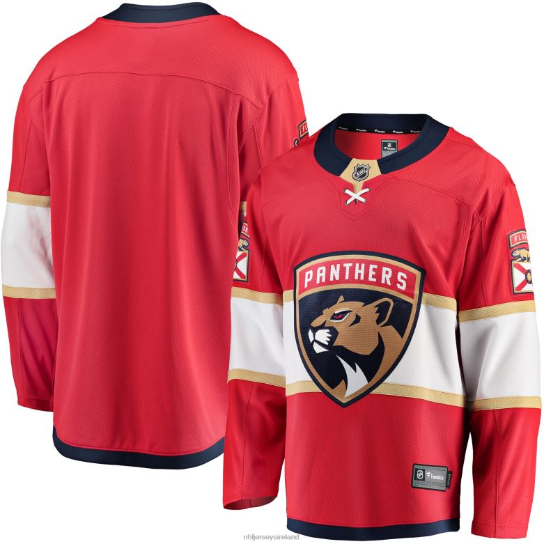 NHL Men Florida Panthers Fanatics Branded Red Breakaway Home Jersey D002V394 Clothing
