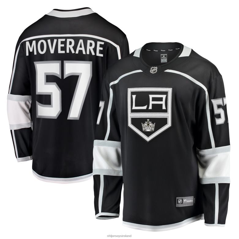 NHL Men Los Angeles Kings Jacob Moverare Fanatics Branded Black Home Breakaway Player Jersey D002V2285 Clothing