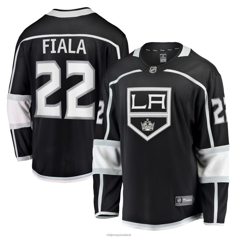 NHL Men Los Angeles Kings Kevin Fiala Fanatics Branded Black Home Breakaway Player Jersey D002V405 Clothing