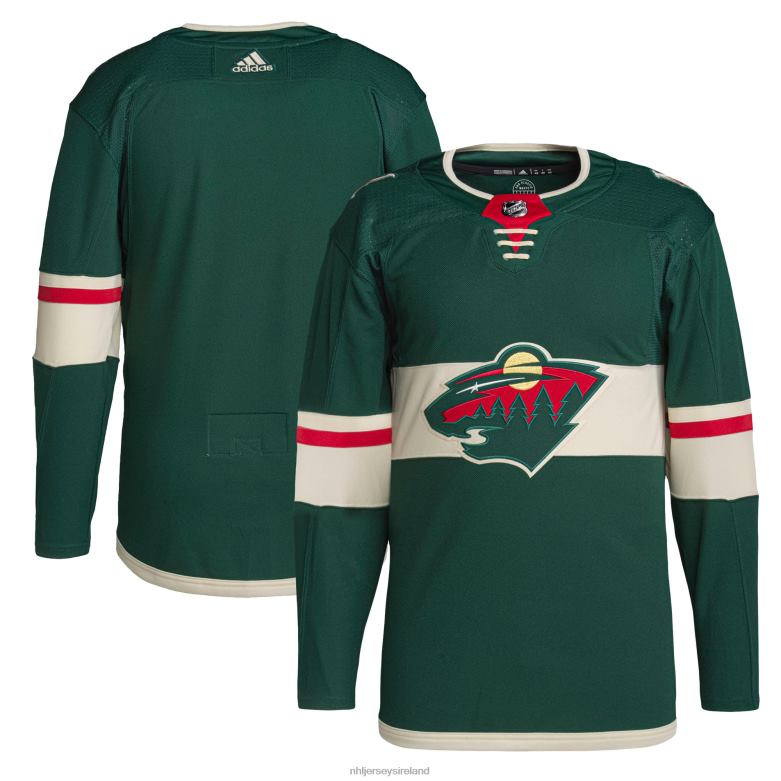 NHL Men Minnesota Wild Adidas Green Home Primegreen Authentic Pro Jersey D002V804 Clothing