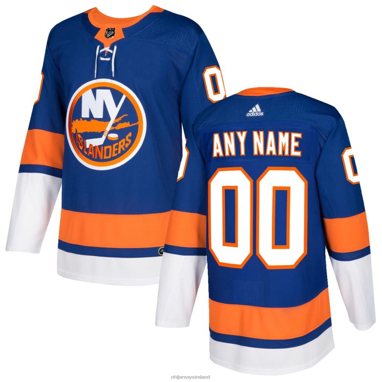 NHL Men New York Islanders Adidas Royal Authentic Custom Jersey D002V1978 Clothing