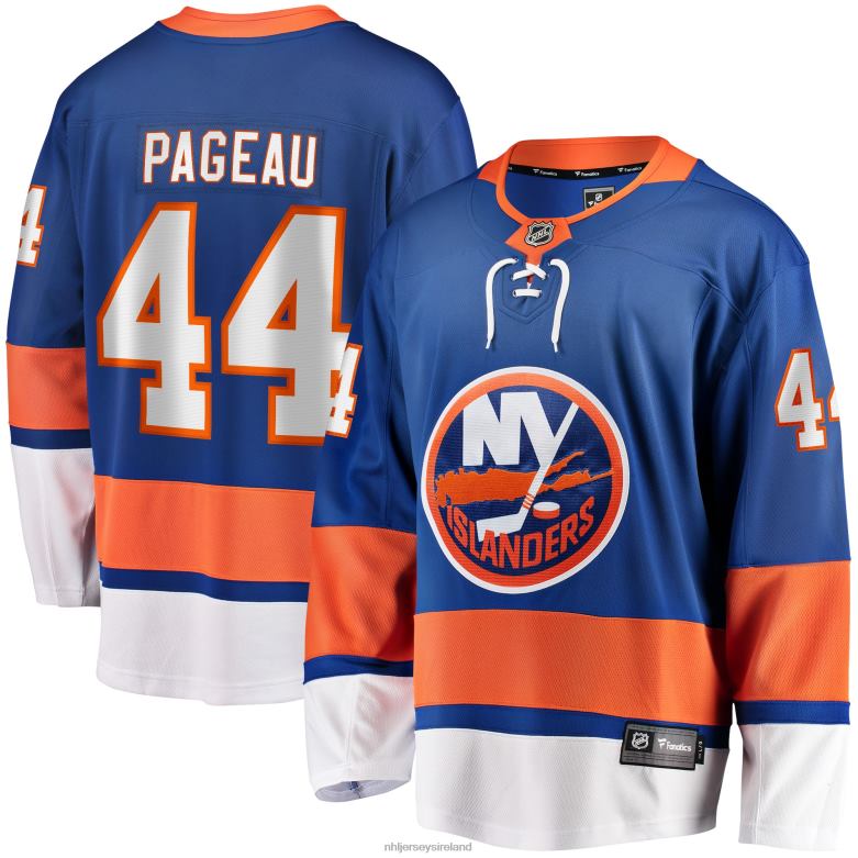 NHL Men New York Islanders Jean-Gabriel Pageau Fanatics Branded Royal Home Premier Breakaway Player Jersey D002V467 Clothing