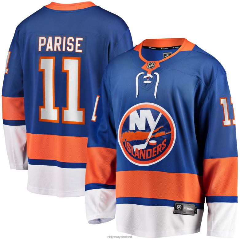 NHL Men New York Islanders Zach Parise Fanatics Branded Royal Home Breakaway Player Jersey D002V1442 Clothing