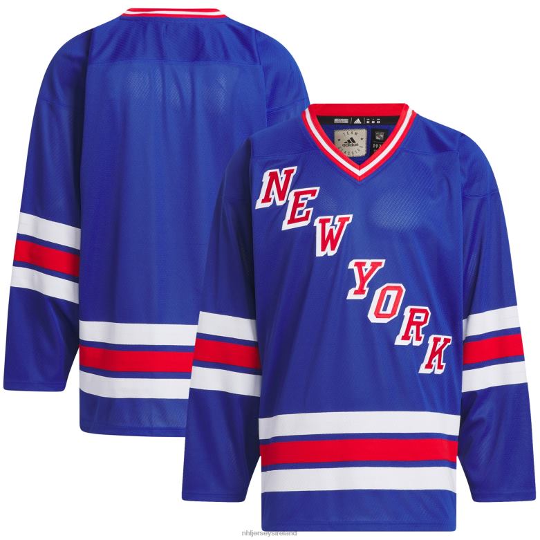 NHL Men New York Rangers Adidas Blue Team Classic Jersey D002V625 Clothing