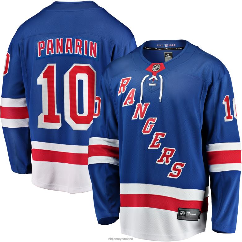 NHL Men New York Rangers Artemi Panarin Fanatics Branded Blue Home Breakaway Player Jersey D002V964 Clothing