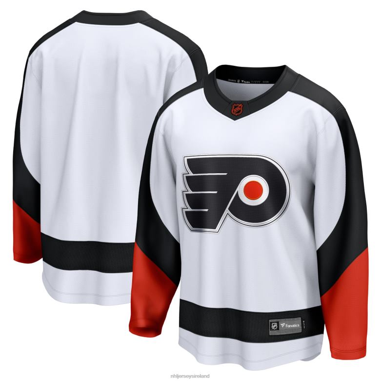 NHL Men Philadelphia Flyers Fanatics Branded White Special Edition 2.0 Breakaway Blank Jersey D002V607 Clothing