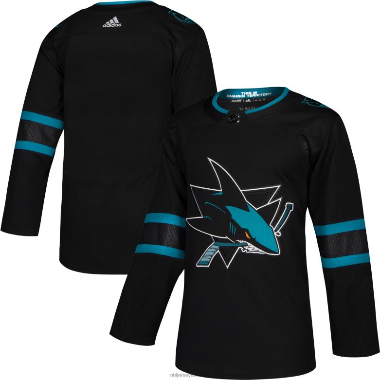 NHL Men San Jose Sharks Adidas Black Alternate Authentic Jersey D002V863 Clothing