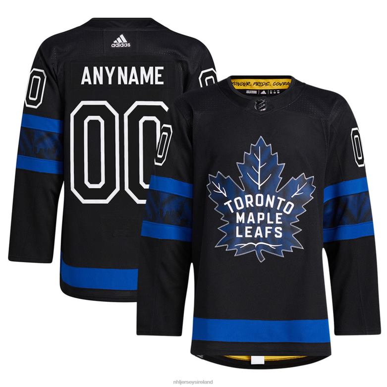 NHL Men Adidas Black Authentic Toronto Maple Leafs X Drew House Alternate Custom Jersey D002V2380 Clothing