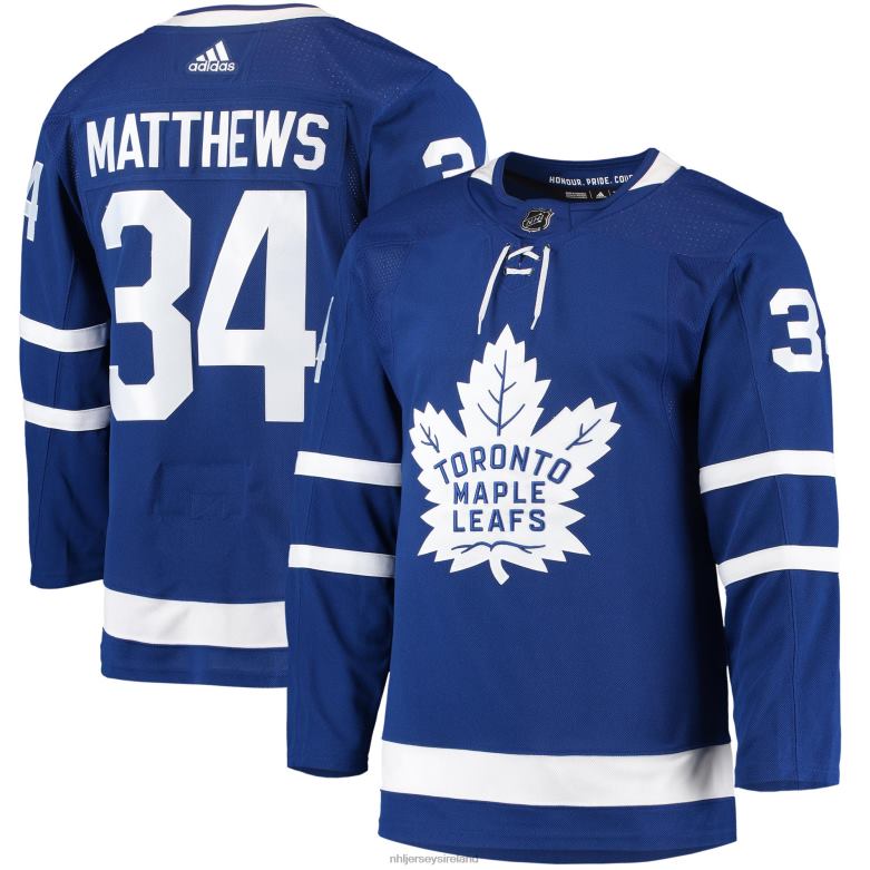 NHL Men Toronto Maple Leafs Auston Matthews Adidas Blue Home Primegreen Authentic Pro Player Jersey D002V223 Clothing