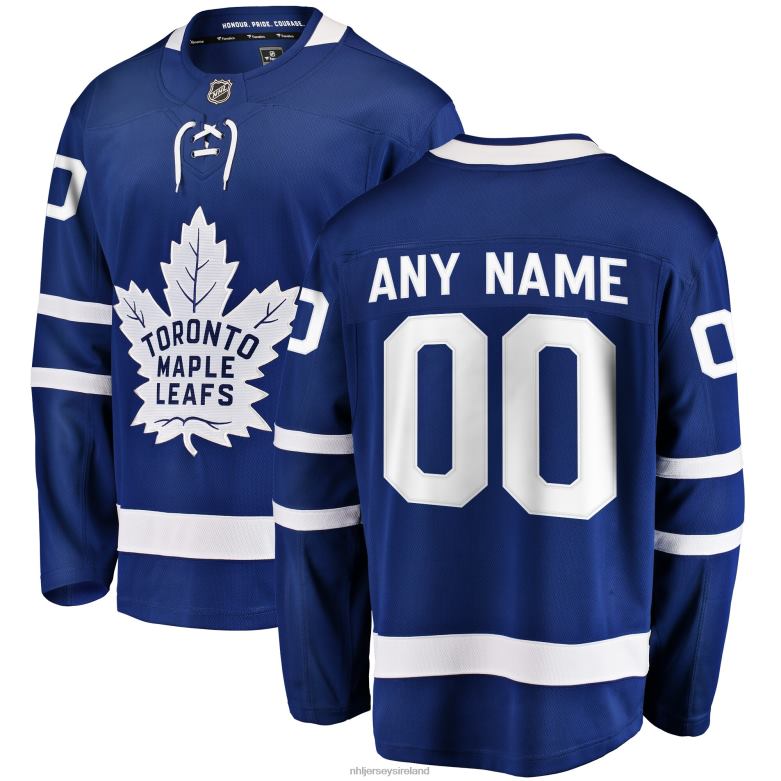 NHL Men Toronto Maple Leafs Fanatics Branded Blue Home Breakaway Custom Jersey D002V437 Clothing