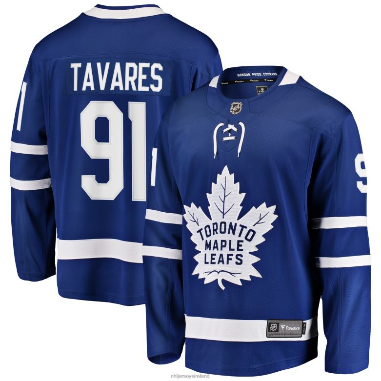 NHL Men Toronto Maple Leafs John Tavares Fanatics Branded Blue Home Premier Breakaway Player Jersey D002V1725 Clothing