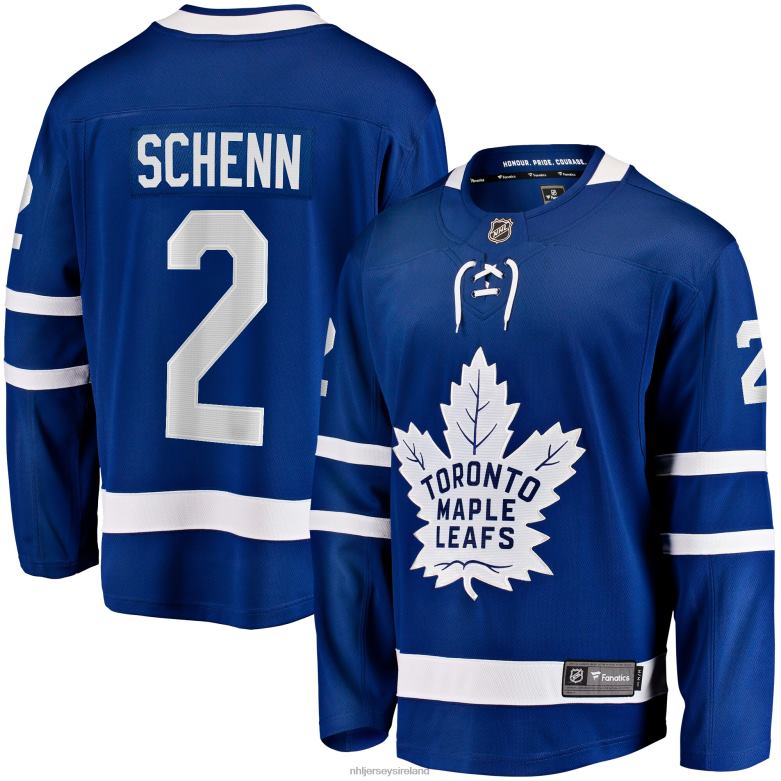 NHL Men Toronto Maple Leafs Luke Schenn Fanatics Branded Blue Home Breakaway Jersey D002V1278 Clothing