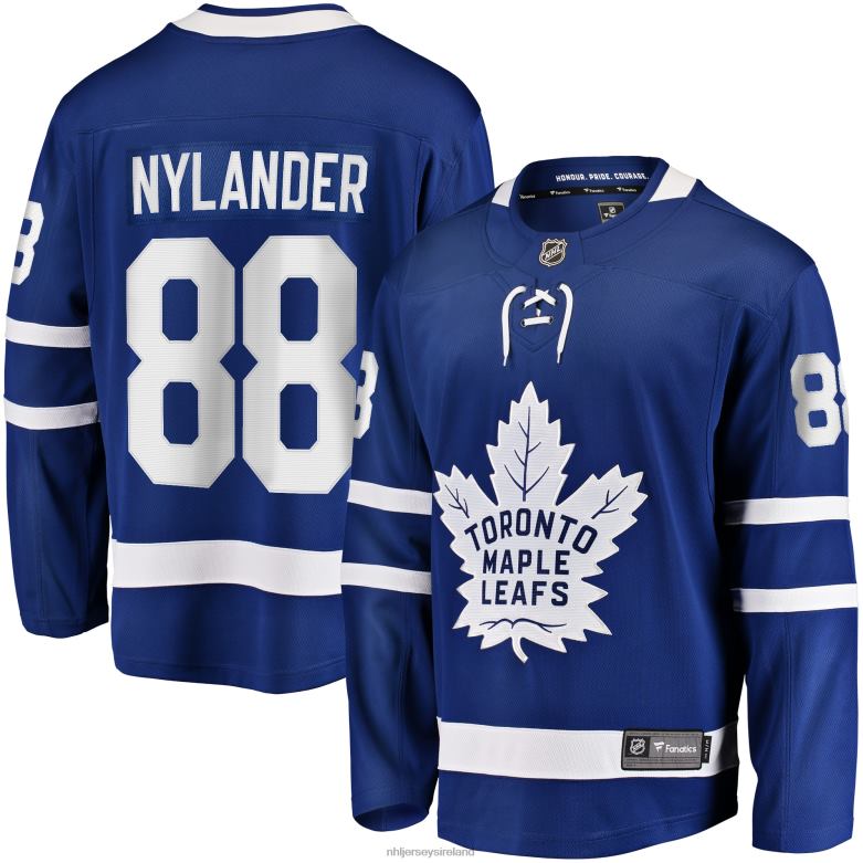 NHL Men Toronto Maple Leafs William Nylander Fanatics Branded Blue Home Breakaway Player Jersey D002V941 Clothing