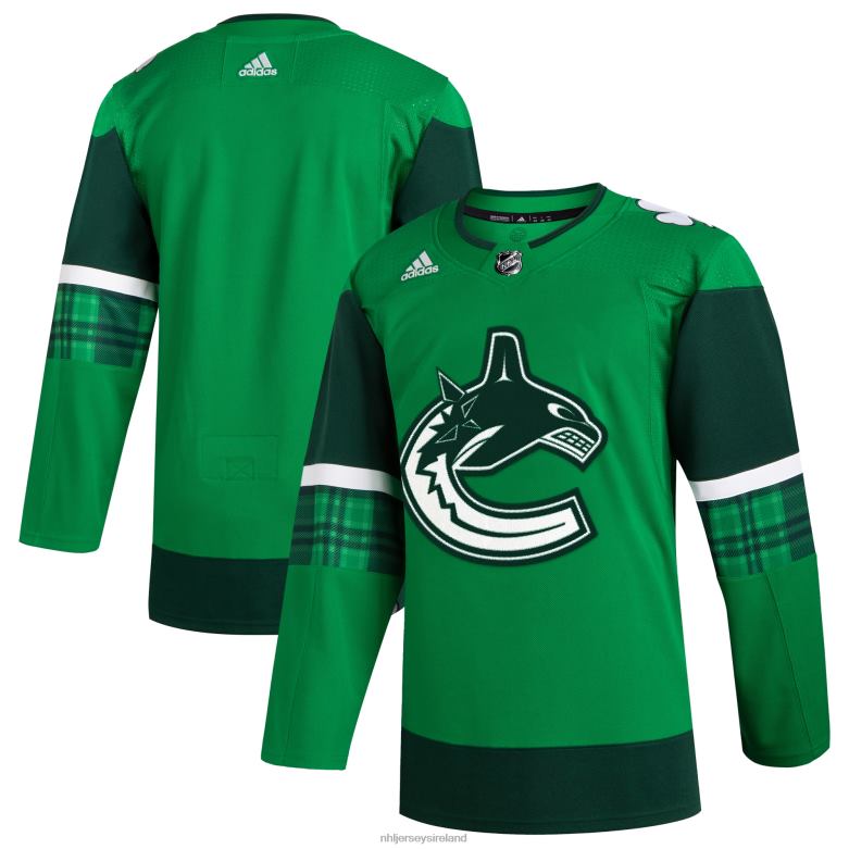 NHL Men Vancouver Canucks Adidas Kelly Green 2023 St. Patrick'S Day Primegreen Authentic Jersey D002V1636 Clothing