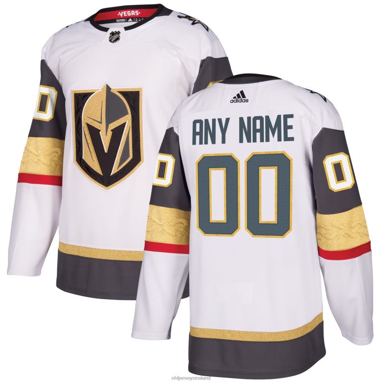 NHL Men Vegas Golden Knights Adidas White Away Authentic Custom Jersey D002V1438 Clothing