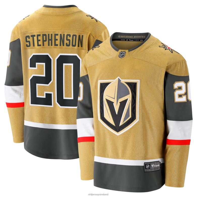 NHL Men Vegas Golden Knights Chandler Stephenson Fanatics Branded Gold Home Breakaway Jersey D002V1514 Clothing