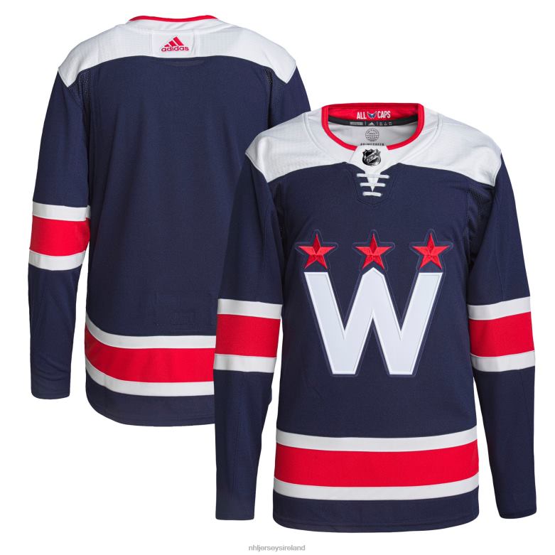 NHL Men Washington Capitals Adidas Navy Alternate Authentic Pro Jersey D002V1437 Clothing