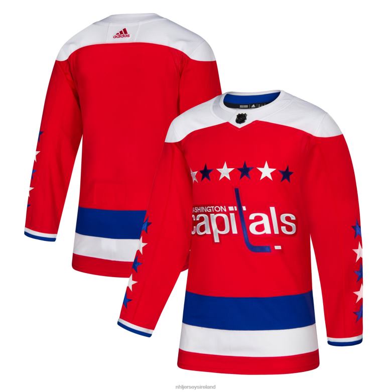 NHL Men Washington Capitals Adidas Red Alternate Authentic Jersey D002V1105 Clothing