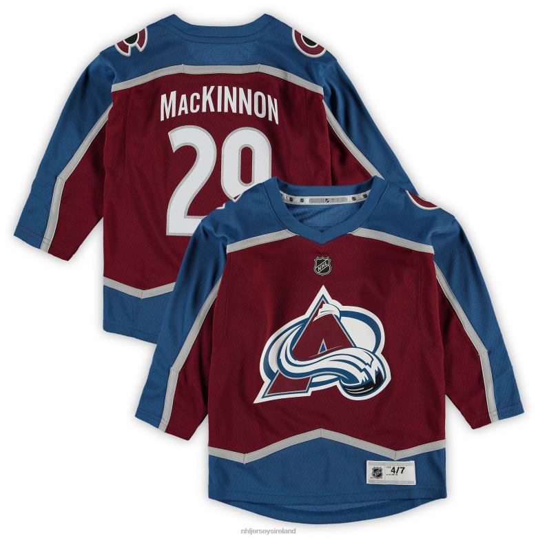 NHL Youth Preschool Colorado Avalanche Nathan Mackinnon Burgundy Home Replica Player Jersey D002V274 Clothing