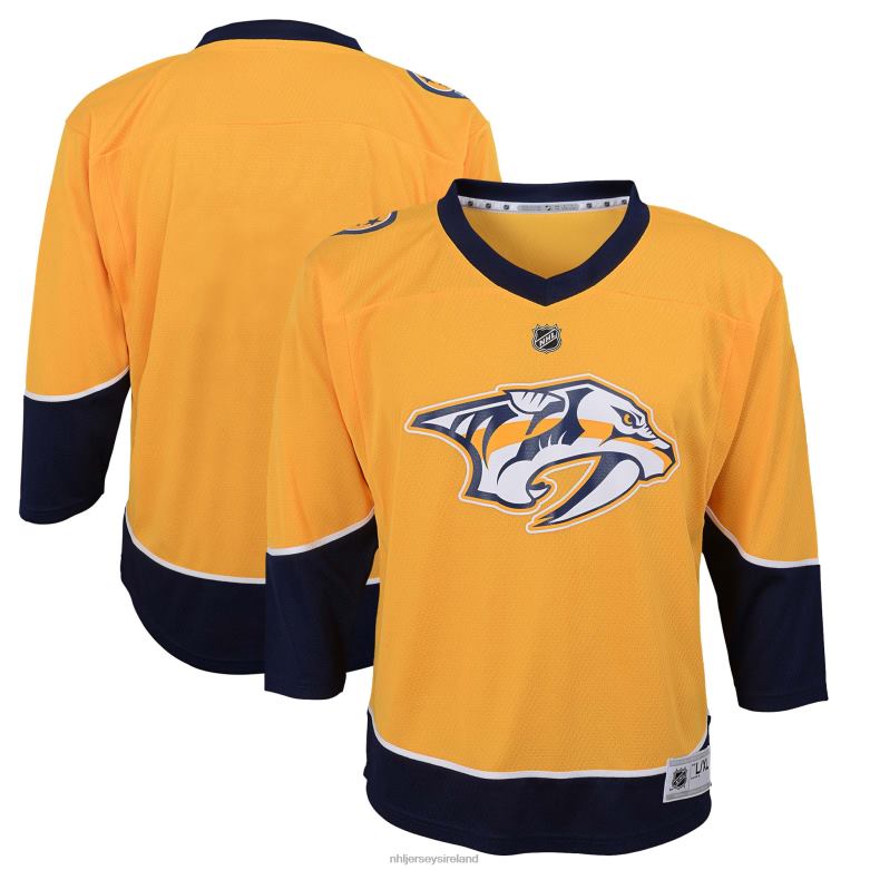 NHL Youth Preschool Nashville Predators Gold Home Replica Jersey D002V1962 Clothing