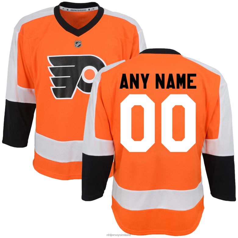 NHL Youth Preschool Philadelphia Flyers Orange Home Replica Custom Jersey D002V753 Clothing