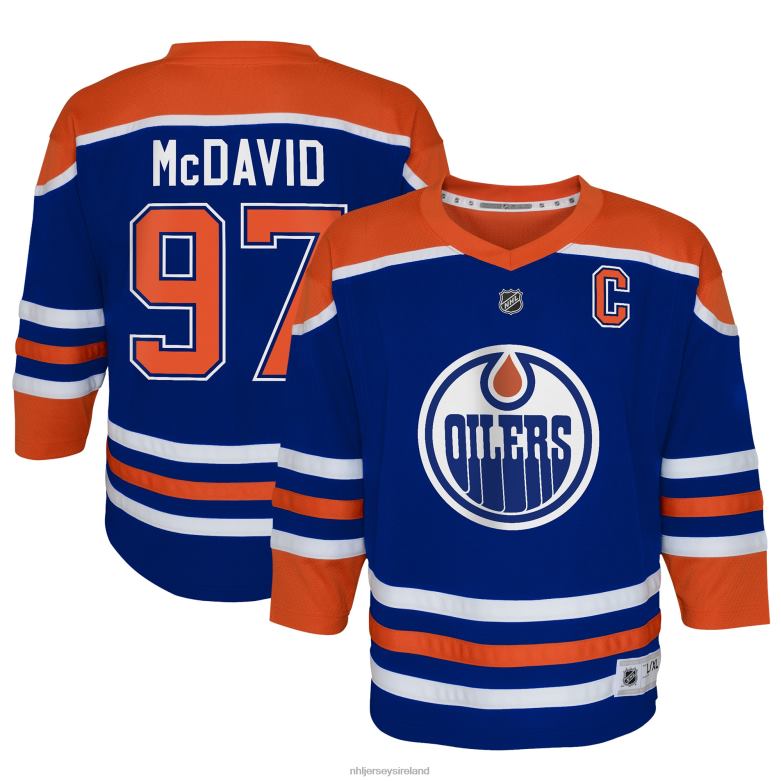 NHL Toddler Edmonton Oilers Connor Mcdavid Royal Home Replica Player Jersey D002V697 Clothing