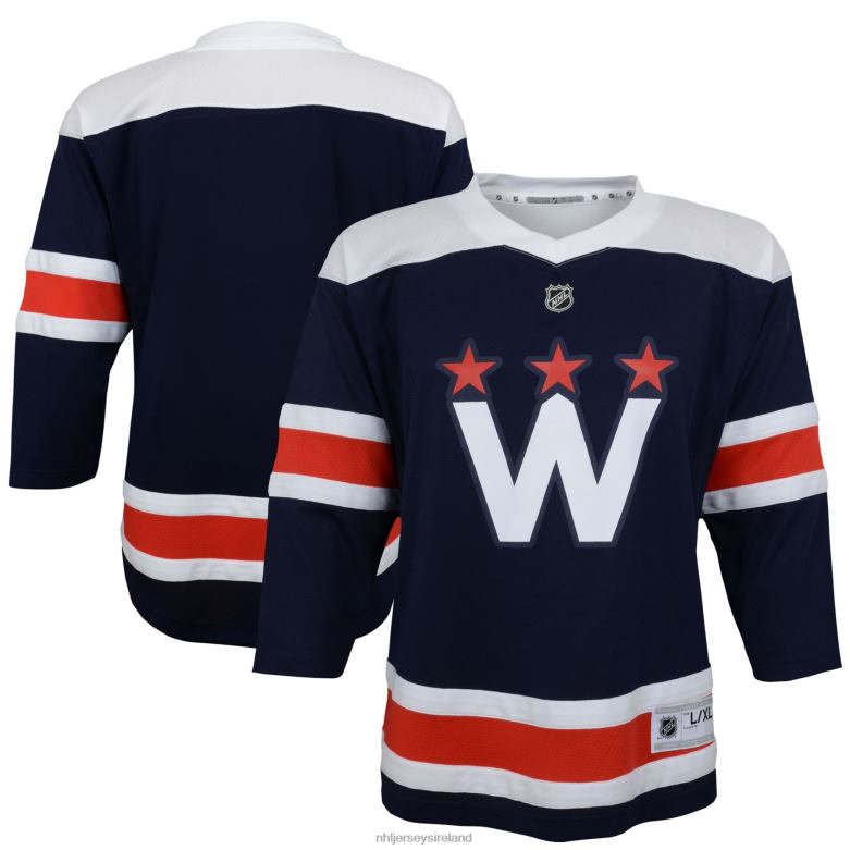 NHL Toddler Washington Capitals Navy 2020/21 Alternate Replica Jersey D002V837 Clothing