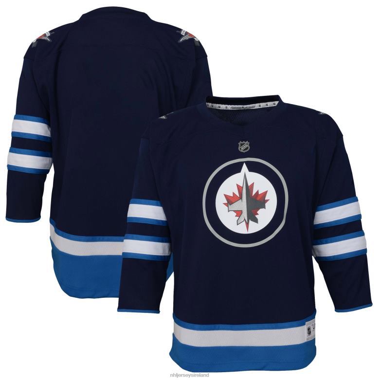 NHL Toddler Winnipeg Jets Navy Home Replica Jersey D002V1620 Clothing