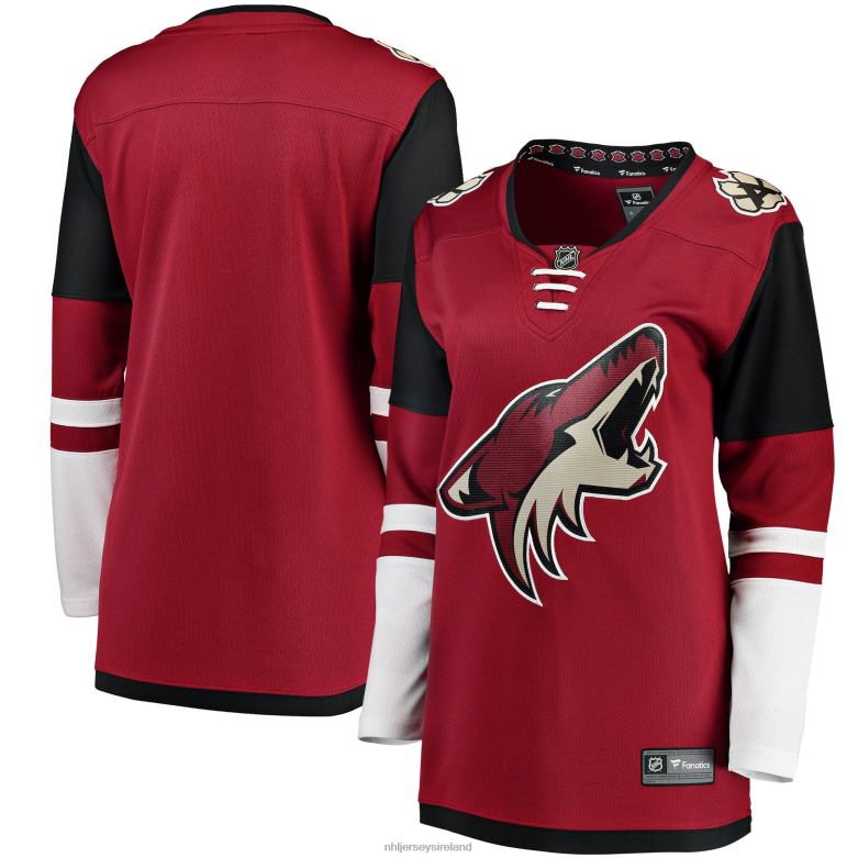 NHL Women Arizona Coyotes Fanatics Branded Red Breakaway Home Jersey D002V910 Clothing
