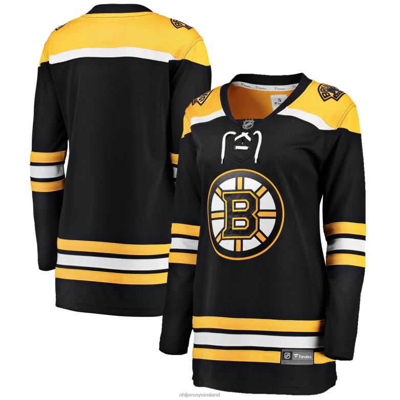 NHL Women Boston Bruins Fanatics Branded Black Breakaway Home Jersey D002V172 Clothing