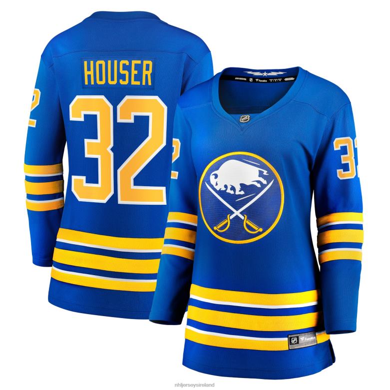 NHL Women Buffalo Sabres Michael Houser Fanatics Branded Royal Home Breakaway Jersey D002V2184 Clothing