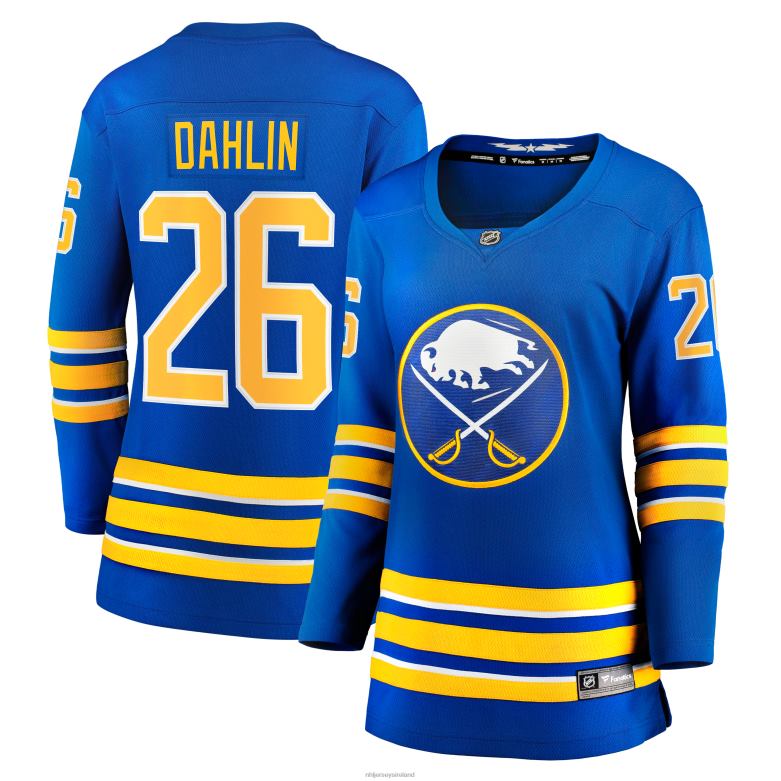 NHL Women Buffalo Sabres Rasmus Dahlin Fanatics Branded Royal Home Breakaway Jersey D002V1449 Clothing
