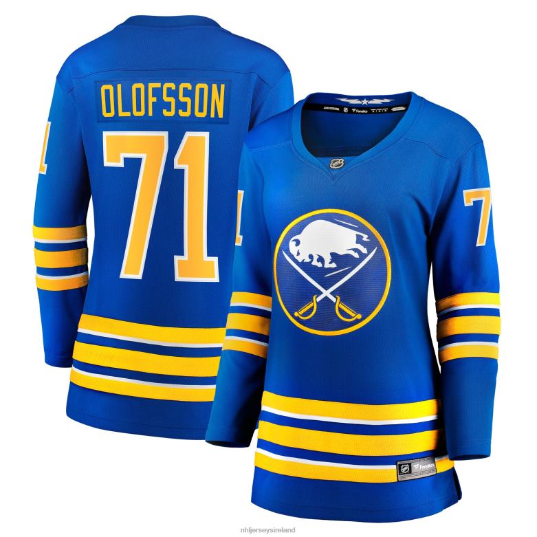 NHL Women Buffalo Sabres Victor Olofsson Fanatics Branded Royal Breakaway Player Jersey D002V2249 Clothing