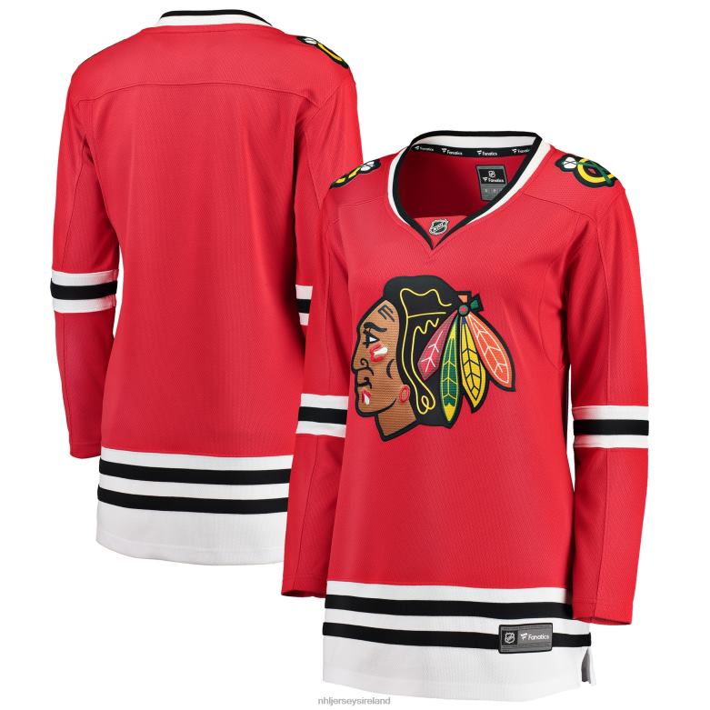 NHL Women Chicago Blackhawks Fanatics Branded Red Breakaway Home Jersey D002V879 Clothing