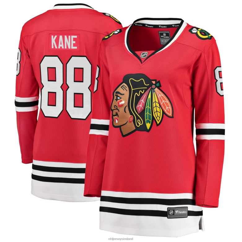 NHL Women Chicago Blackhawks Patrick Kane Fanatics Branded Red Home Breakaway Player Jersey D002V1153 Clothing