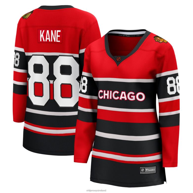 NHL Women Chicago Blackhawks Patrick Kane Fanatics Branded Red Special Edition 2.0 Breakaway Player Jersey D002V654 Clothing
