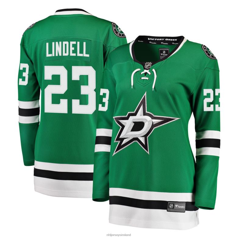 NHL Women Dallas Stars Esa Lindell Fanatics Branded Kelly Green Breakaway Player Jersey D002V2421 Clothing