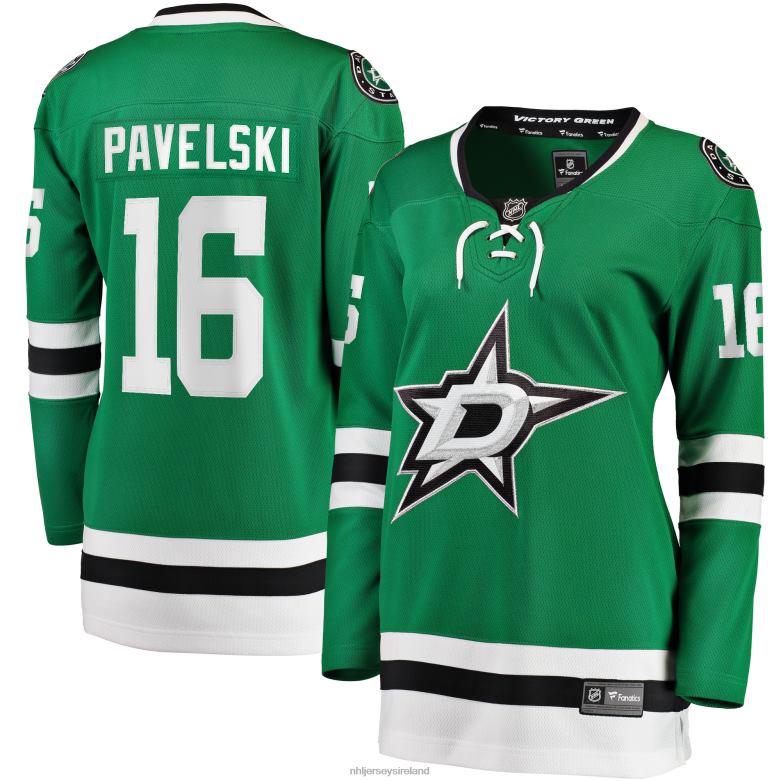 NHL Women Dallas Stars Joe Pavelski Fanatics Branded Kelly Green Breakaway Home Player Jersey D002V1033 Clothing