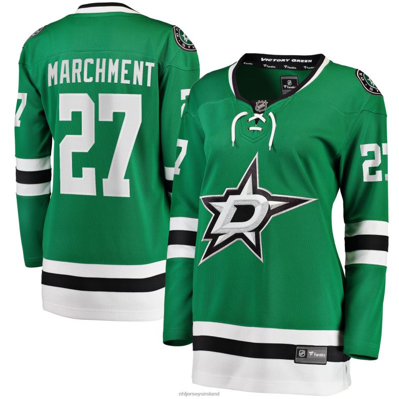 NHL Women Dallas Stars Mason Marchment Fanatics Branded Kelly Green Home Breakaway Player Jersey D002V1493 Clothing