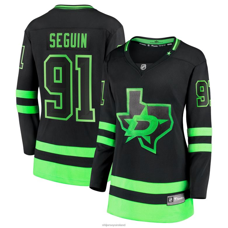 NHL Women Dallas Stars Tyler Seguin Fanatics Branded Black 2020/21 Alternate Premier Breakaway Player Jersey D002V535 Clothing