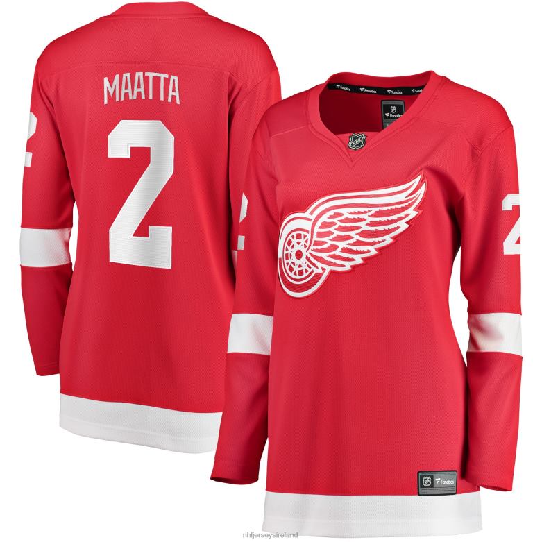 NHL Women Detroit Red Wings Olli Maatta Fanatics Branded Red Home Breakaway Player Jersey D002V2254 Clothing